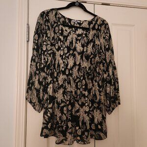 Smocked Plus Sized Flowy Top